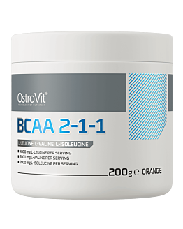 OstroVit BCAA 2-1-1 200 g o smaku pomarańczowym