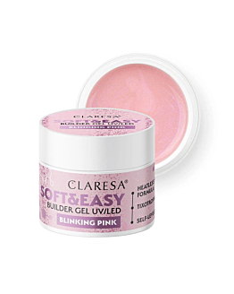 Claresa Soft&Easy Builder Gel żel budujący Blinking Pink, 90g