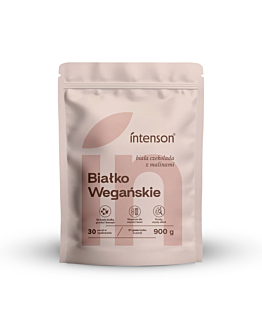 Intenson Wegańskie białko 900 g o smaku białej czekolady i malin