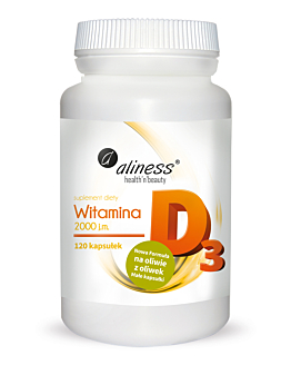 Aliness Witamina D3 2000 j.m., Kapsułki