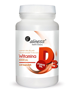 Aliness Witamina D3 Forte 4000 j.m., Kapsułki