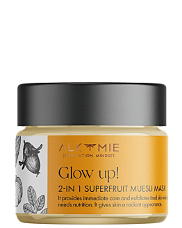 Alkmie Glow-up! 2w1 Peeling-maska z superowocami 