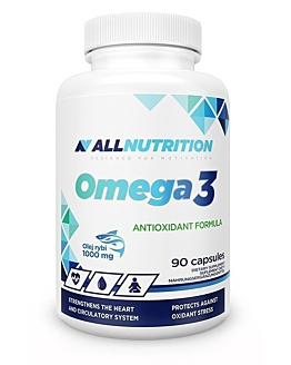 Allnutrition Omega-3, Suplement diety zawierający olej rybi, Kapsułki