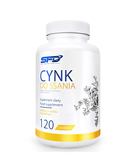 SFD Cynk do ssania, Suplement diety zawierający cynk, Tabletki o smaku tropiklanym