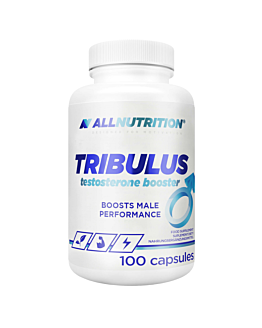 Allnutrition Tribulus Testosterone Booster, Suplement diety zawierający ekstrakt z nasion buzdyganka naziemnego, Kapsułki