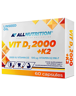 Allnutrition Vit D3 2000 + K2, Kapsułki