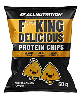 Allnutrition Fitking Delicous Cheese & Onion - Protein Chips 60 g