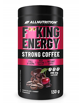 Allnutrition Fitking Energy Strong Coffee Chocolate Cherry - kawa rozpuszczalna 130 g