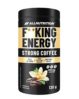 Allnutrition Fitking Energy Strong Coffee Vanilla - kawa rozpuszczalna 130 g