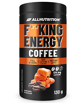 Allnutrition Fitking Evergy Coffee Caramel - kawa rozpuszczalna 130 g