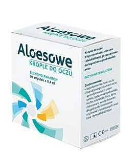 Aloesowe Krople do Oczu, Bez konserwantów, Ampułki