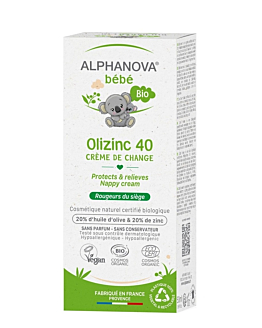 Alphanova Bebe Krem przeciw Odparzeniom Olizinc 40