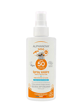 Alphanova Bebe Przeciwdo opalania Spray o Wysokim Filtrze SPF 50 