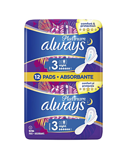 Always Platinum Ultra Night Duo 2X6 12 pz
