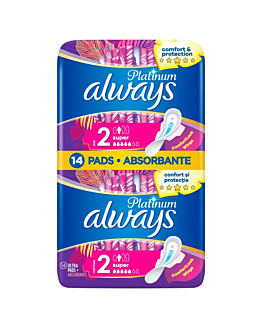 Always Platinum Ultra Super Plus Duo 14 pz