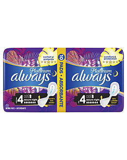 Always Assorbenti Platinum Secure Night Duo Pack 10 pz