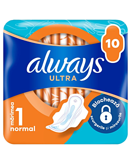 Always Ultra Normal Plus Podpaski higieniczne, 10 szt.