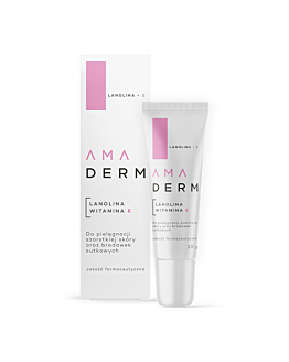 Amderm Lanolina + Witamina E Maść, 10 g