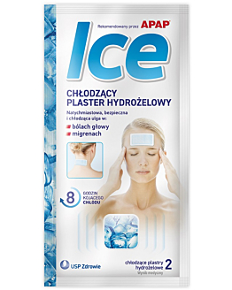 Apap Ice Chłodzący Plaster Hydrożelowy, 2 szt.