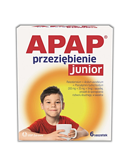 Apap Przeziębienie Junior 6 Saszetek