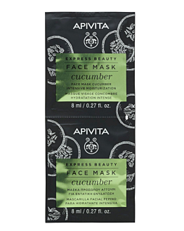 Apivita Express Beauty Intensywnie Nawilżająca Maseczka do twarzy Ogórek