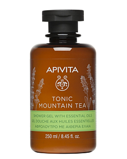 Apivita Tonic Mountain Tea Żel pod prysznic z Olejkami Eterycznymi