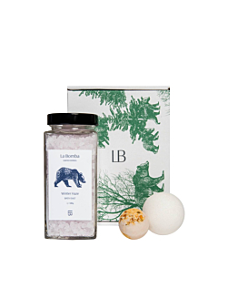 La Bomba Zestaw Świąteczny I (C. Bath Salt + C. Bath Bomb + C. Bath Creamer)