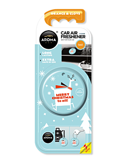 Aroma Home Odświeżacz Aroma Car Circle Polimer Orange & Clove