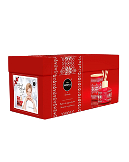 Aroma Home & Dorota Christmas Box Cynamonowy Wieczór (Świeca & Patyczki)