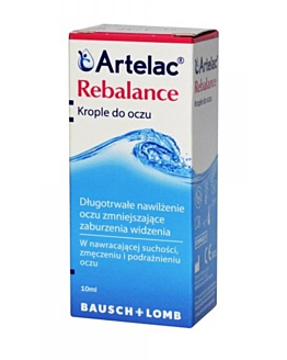 Artelac Rebalance, Nawilżające krople do oczu