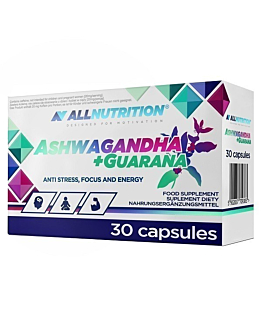 Allnutrition Ashwagandha 300 mg + Guarana, Kapsułki