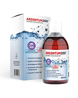 Aura Herbals Argentum200 (200 ppm) Srebro Koloidalne, Tonik, 500 ml