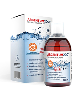 Aura Herbals Argentum 200 (100 ppm), Srebro Koloidalne, Tonik, 500 ml