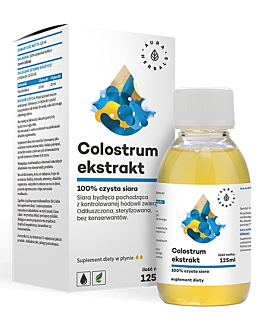 Colostrum Ekstrakt 100% Czysta Siara Bydlęca, Płyn, 125 ml