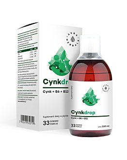 Aura Herbals Cynkdrop, Płyn doustny, 500 ml