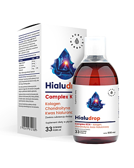 Hialudrop Complex KCH, Kolagen, Chondroityna, Kwas Hialuronowy, Płyn, 500 ml