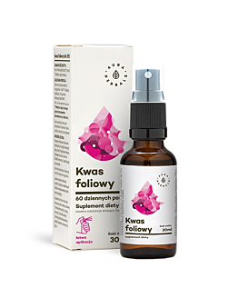 Aura Herbals Kwas Foliowy, Witamina B9, Aerozol, 30 ml