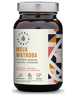 Moja Wątroba – Karczoch, Ostropest, Kurkuma, Preparat wspomagający pracę wątroby, Kapsułki