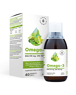 Aura Herbals Omega-3, Płyn, 200 ml