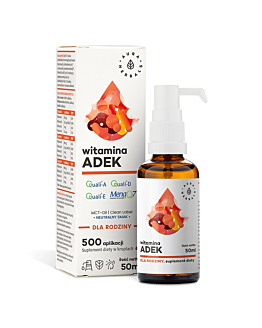 Aura Herbals Witamina ADEK Dla Rodziny MCT-Oil, Krople 50 ml
