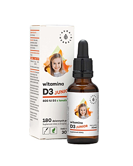 Aura Herbals Witamina D3 Junior 800 IU, Krople, 30 ml