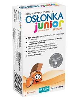 Osłonka Junior, Probiotyk dla dzieci powyżej 3. roku życia i dorosłych, Saszetki