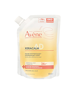 Avene XeraCalm A.D Olejek oczyszczający uzupełniający lipidy do skóry suchej i skłonnej do atopii, Refill