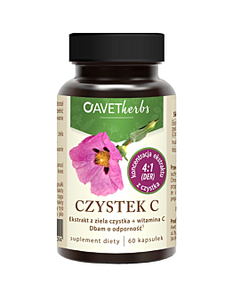 Avet Herbs Czystek C 60 Kapsułek