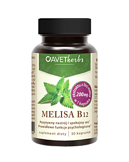 Avet Herbs Melisa B12 30 Kapsułek