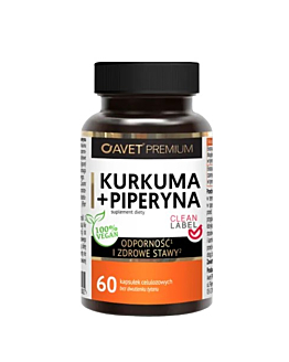 Avet Premium Kurkuma + Piperyna 60 kapsułki
