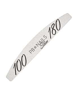 PB Nails Pilnik do paznokci Łódka Essence SLIM 100/180 25 szt