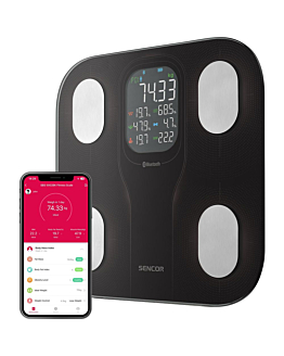 Sencor Waga łazienkowa Fitness  SBS 9002BK