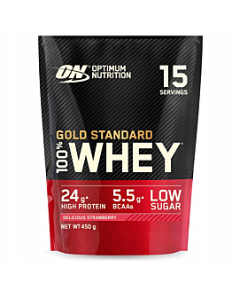 Optimum Nutrition 100% Whey Gold Standard 450g o smaku truskawkowym