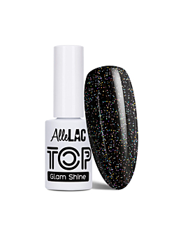 AlleLac Top Hybrydowy Glam Shine No Wipe Bez Przemywania Diamond Z Drobinkami Brokatem Nr 2 5g